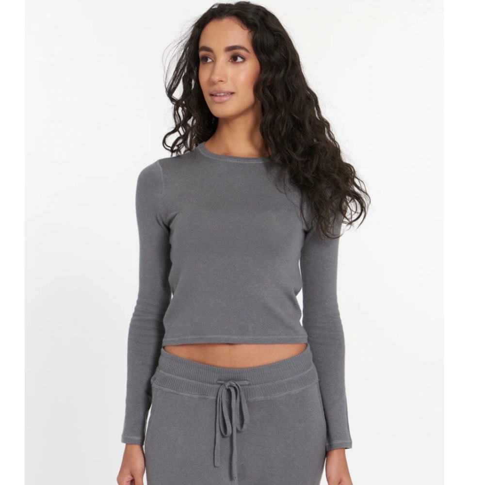 NWT Leimere Nevis Long Sleeve Cashmere crop pullover Small by Madewell